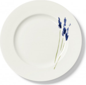 10639808 Dibbern Тарелка закусочная Dibbern "Впечатление.Дельфиниум" 21см Фарфор
