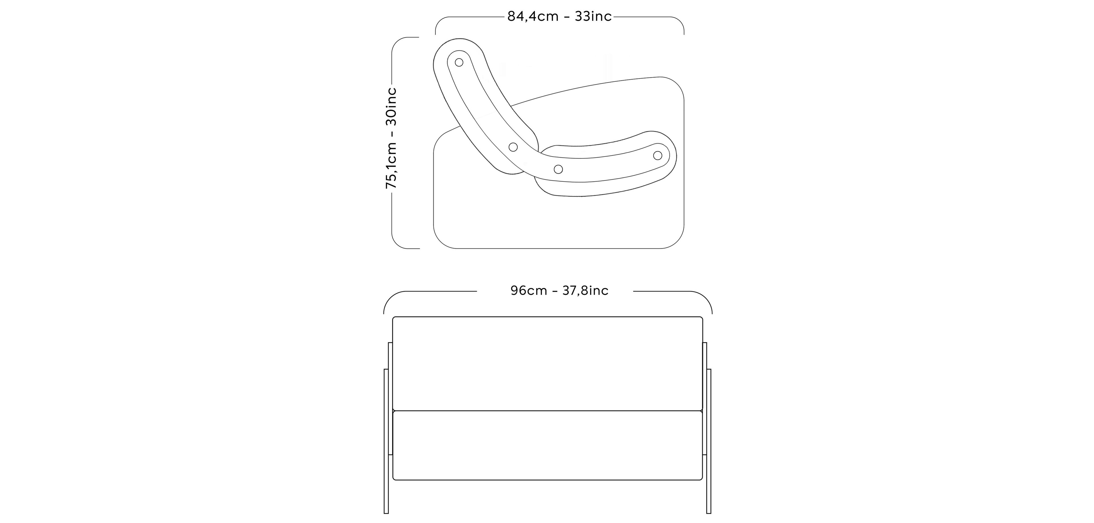 Кресло из ПММА и ткани с подлокотниками KUUMO MW03 ARCH-00150981 - Вид №8