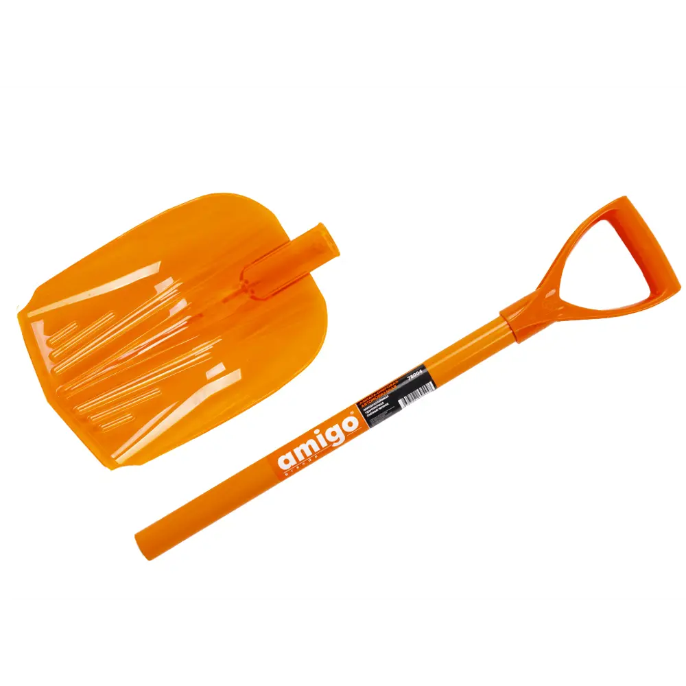 Лопата снеговая Amigo 78004 с черенком 88 см 89394540 STLM-1540677 - Вид №1