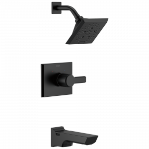 T14499-BL Monitor® 14 Series H2Okinetic® Ванна и душевая панель Delta Faucet Pivotal Матовый черный