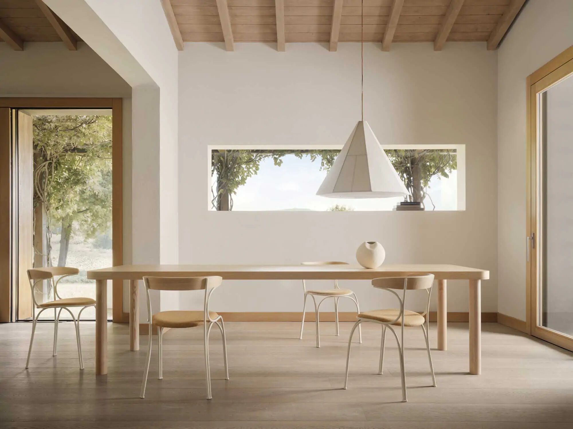 Прямоугольный стол из ясеня Wiener GTV Design SÄULE ARCH-00076441 - Вид №1