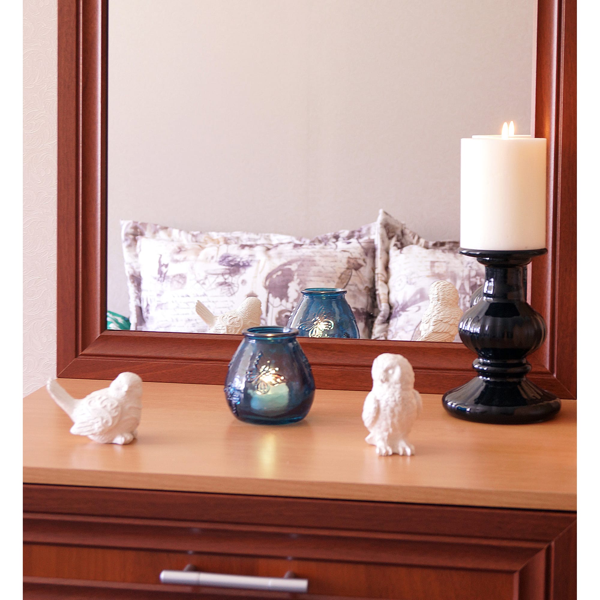 82223435 Подсвечник «Бабочки», цвет прозрачный тёмно-синий Santreyd  - Вид №2