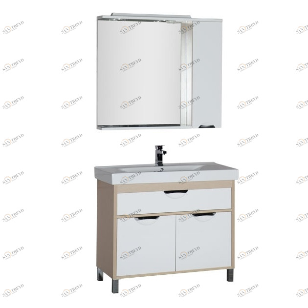 Комплект мебели Aquanet Гретта 100 светлый дуб 00172224