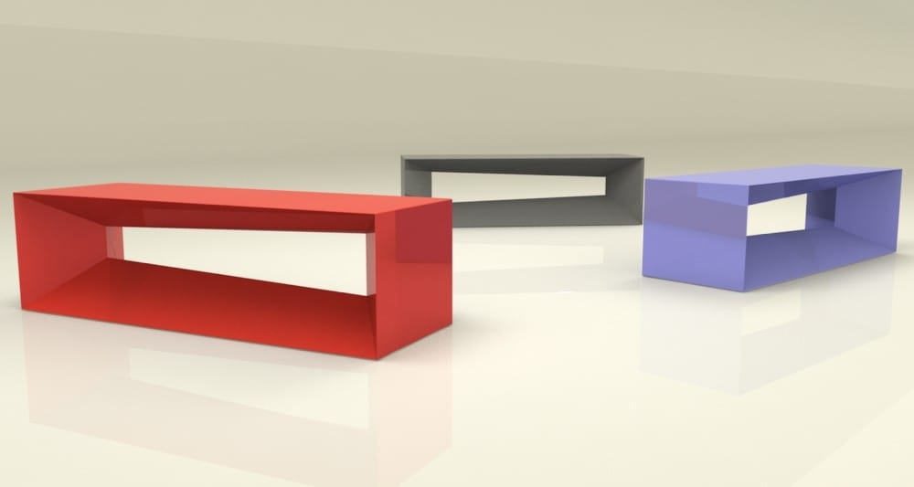 Оцинкованная стальная скамья без спинки Viscio Urban Design LAMY ARCH-00017178 - Вид №5