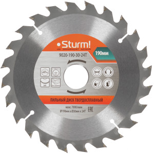 Диск пильный Sturm! 9020-190-30-24T 1287305