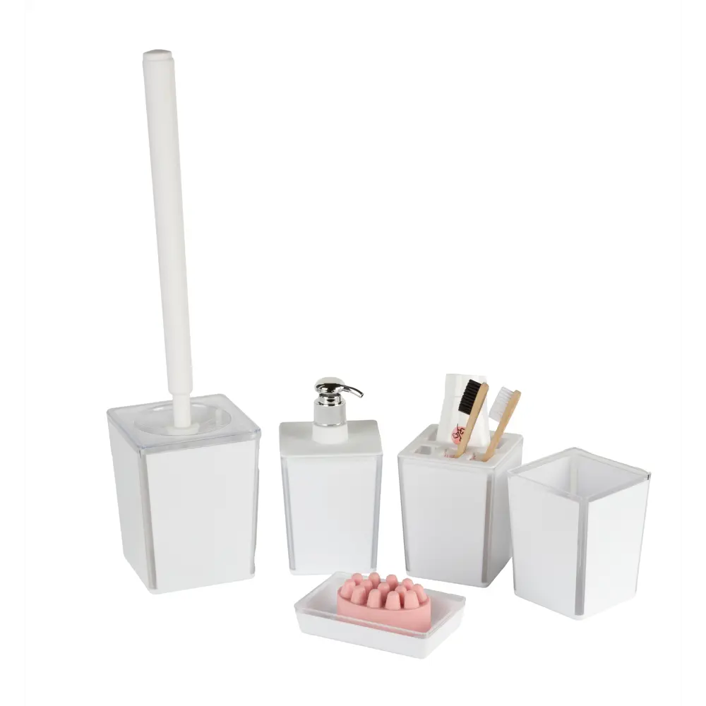 Ёмкость для косметики Spacy пластик цвет белый/прозрачный Santreyd STLM-2058292 - Вид №2