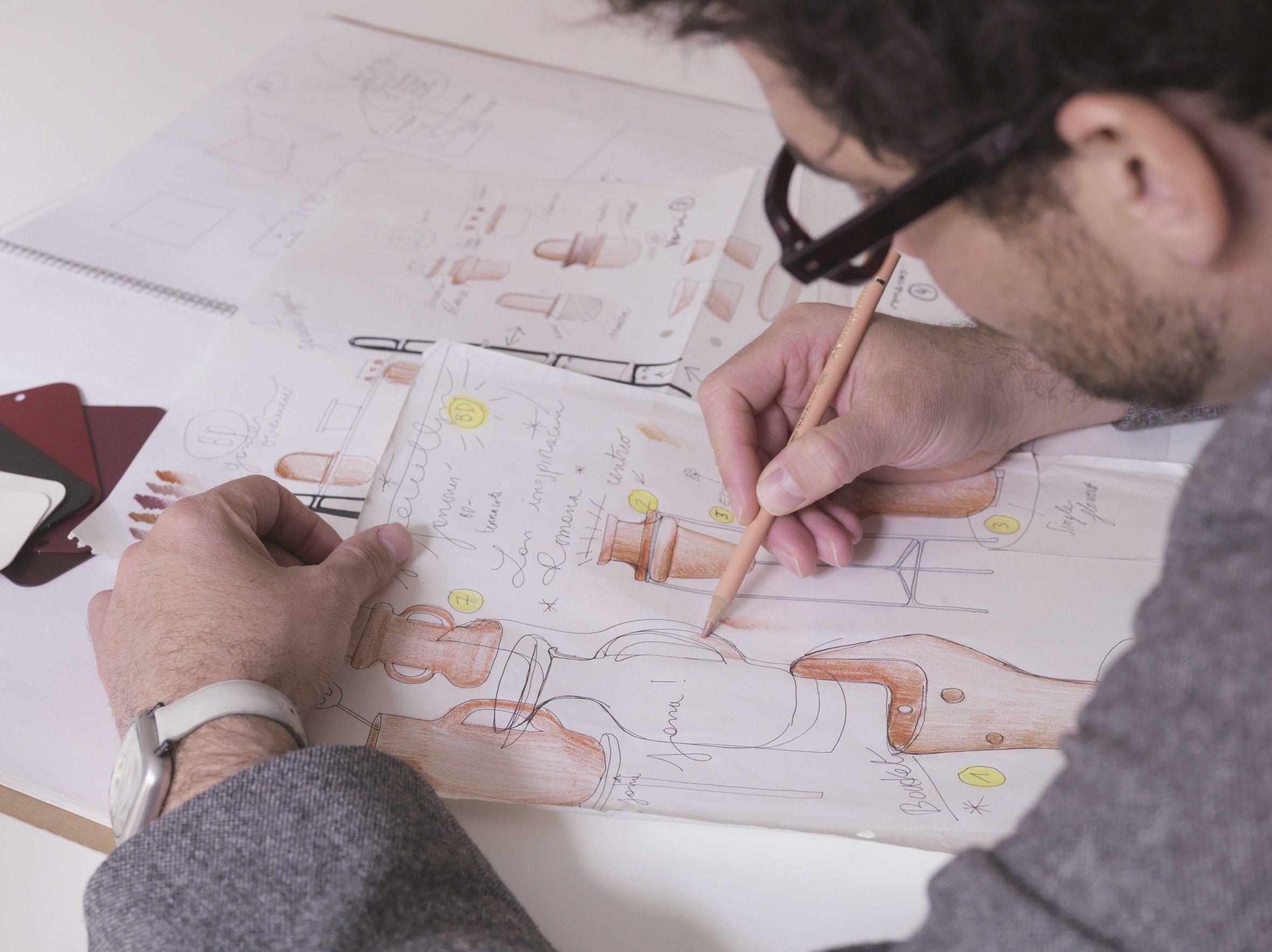 Низкий терракотовый садовый горшок BD Barcelona GARDENIAS N.1 ARCH-00098568 - Вид №6