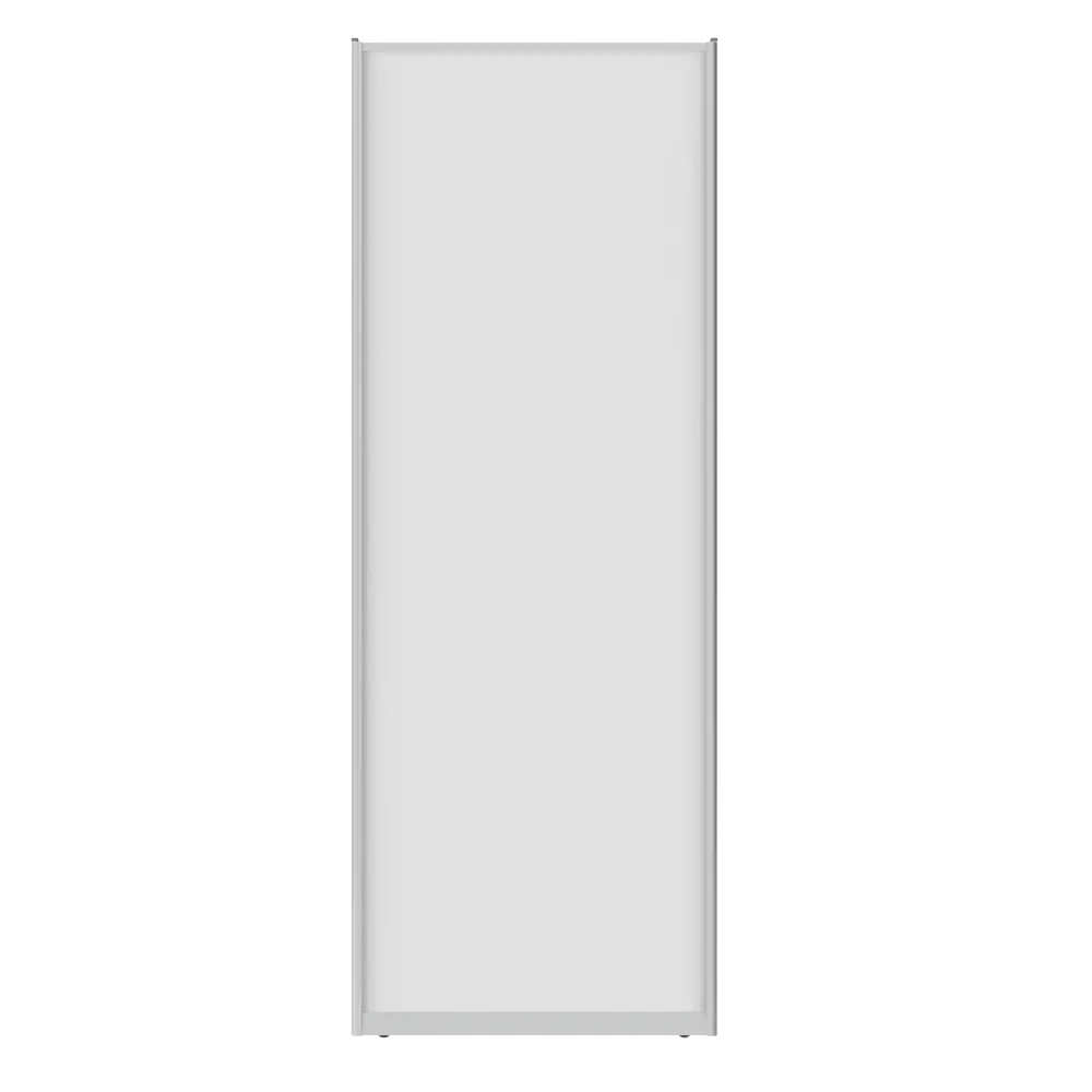 Дверь-купе KONSENSA 244.5x90.4 см МДФ цвет белый профиль матовое серебро STLM-2131543 - Вид №1