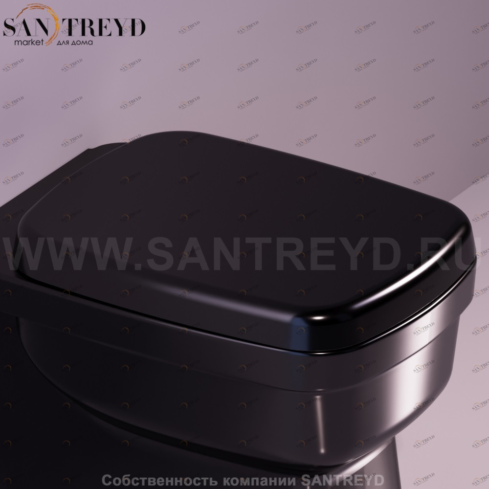 EVO003D01NEROCR Крышка сиденье для унитаза Simas Evolution