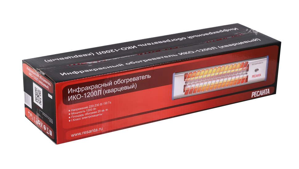 9029897 Инфракрасный обогреватель Ресанта ИКО-1200Л STDN-0082705 - Вид №6