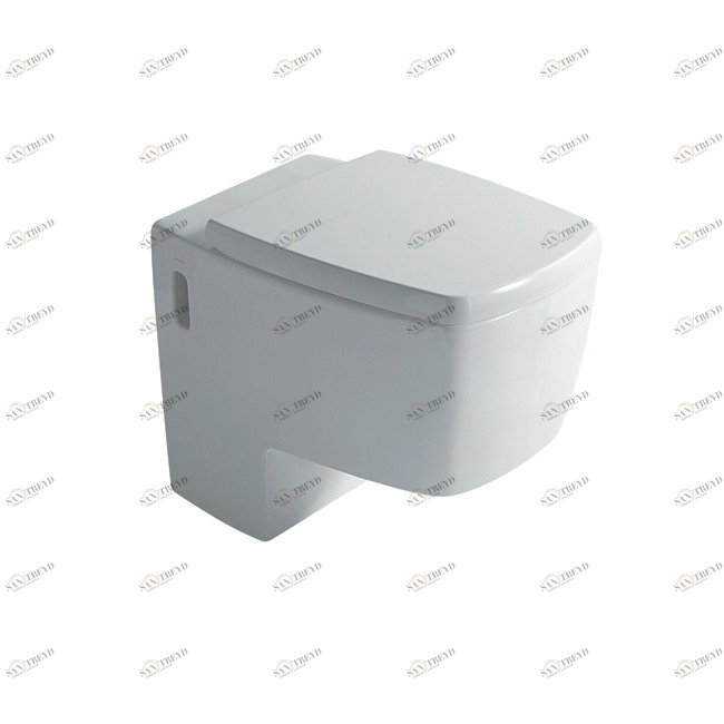 8976 Приставной унитаз напольный Белый Galassia SA02 Италия