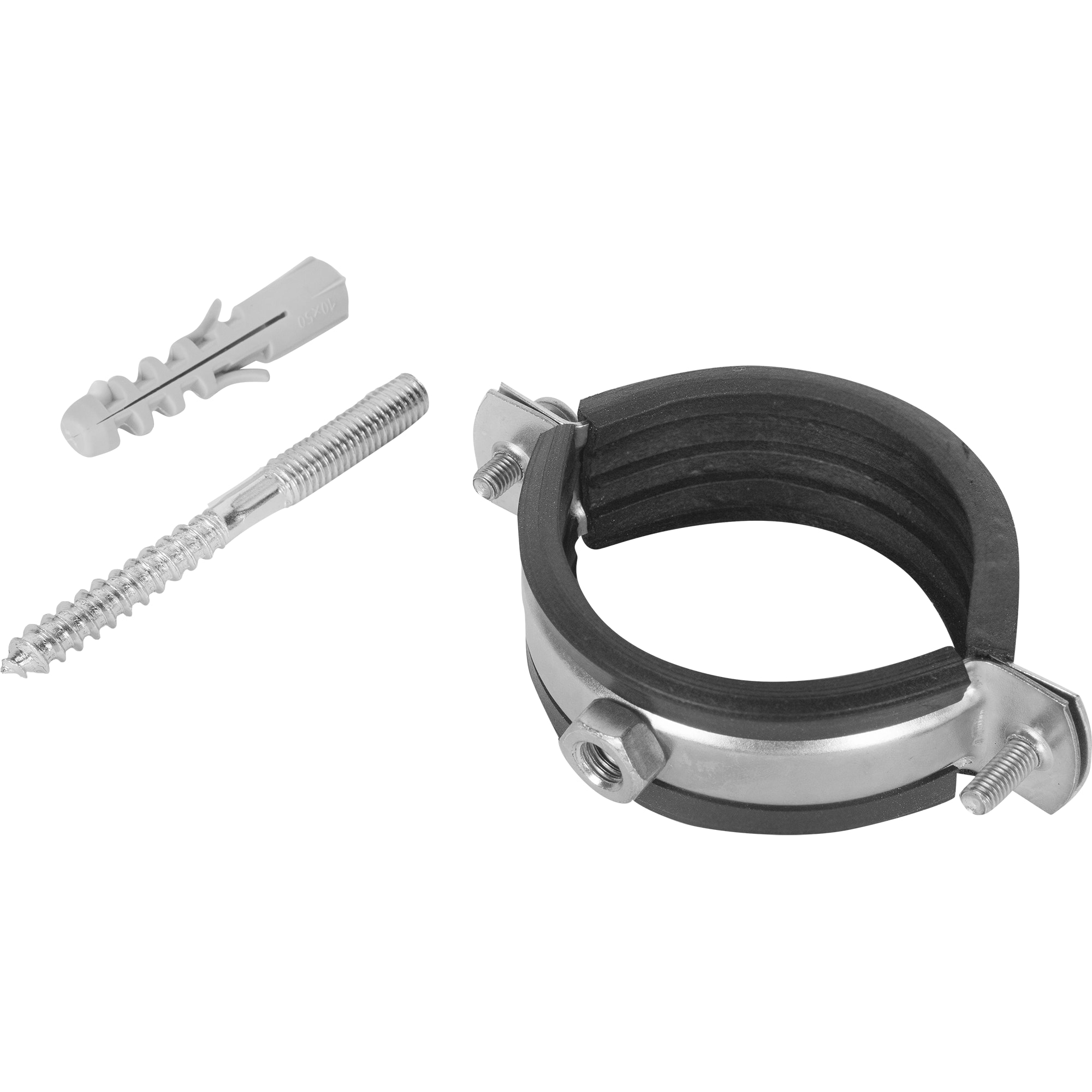 15637602 Хомут металлический, в комплекте 2, 60-64 мм Santreyd  - Вид №3