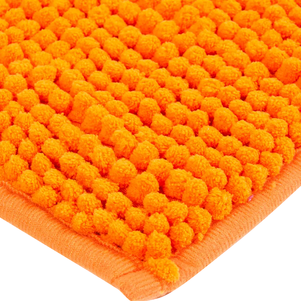 Коврик для ванной Swensa Merci 45х70 см цвет оранжевый STLM-2205626 - Вид №1