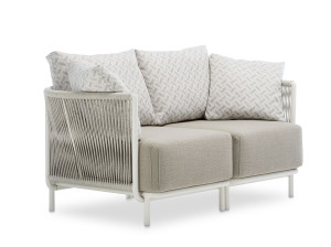 2-местный тканый диван с полиэфирной веревкой