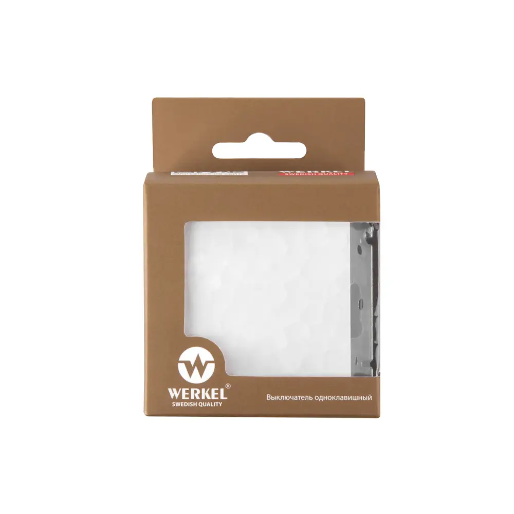 Выключатель встраиваемый Werkel Hammer 1 клавиша цвет белый STLM-2209133 - Вид №3