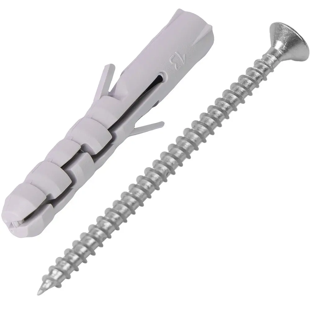 Дюбель распорный нейлоновый Dilwis 6x40мм 12 шт. в комплекте с шурупом STLM-2127980 - Вид №2