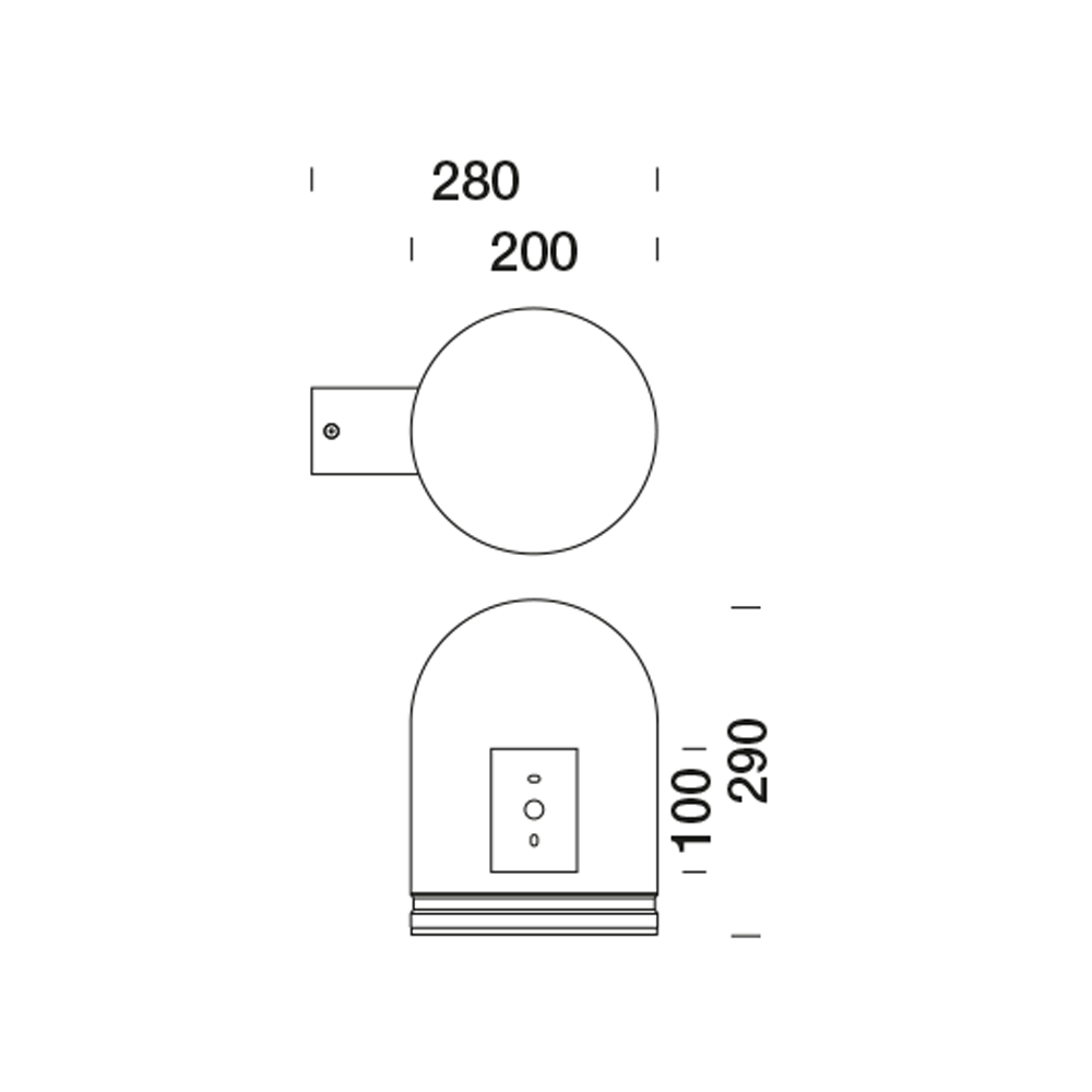 8446769 Подсветка стены Platek BALI Applique  BALI Applique applique - LED 4000K Street optic  - Вид №6