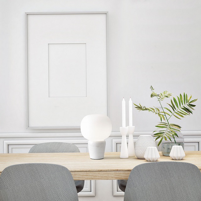 Miloox 1744.36 Настольная лампа с мраморным основанием BOMBO. - Вид №1