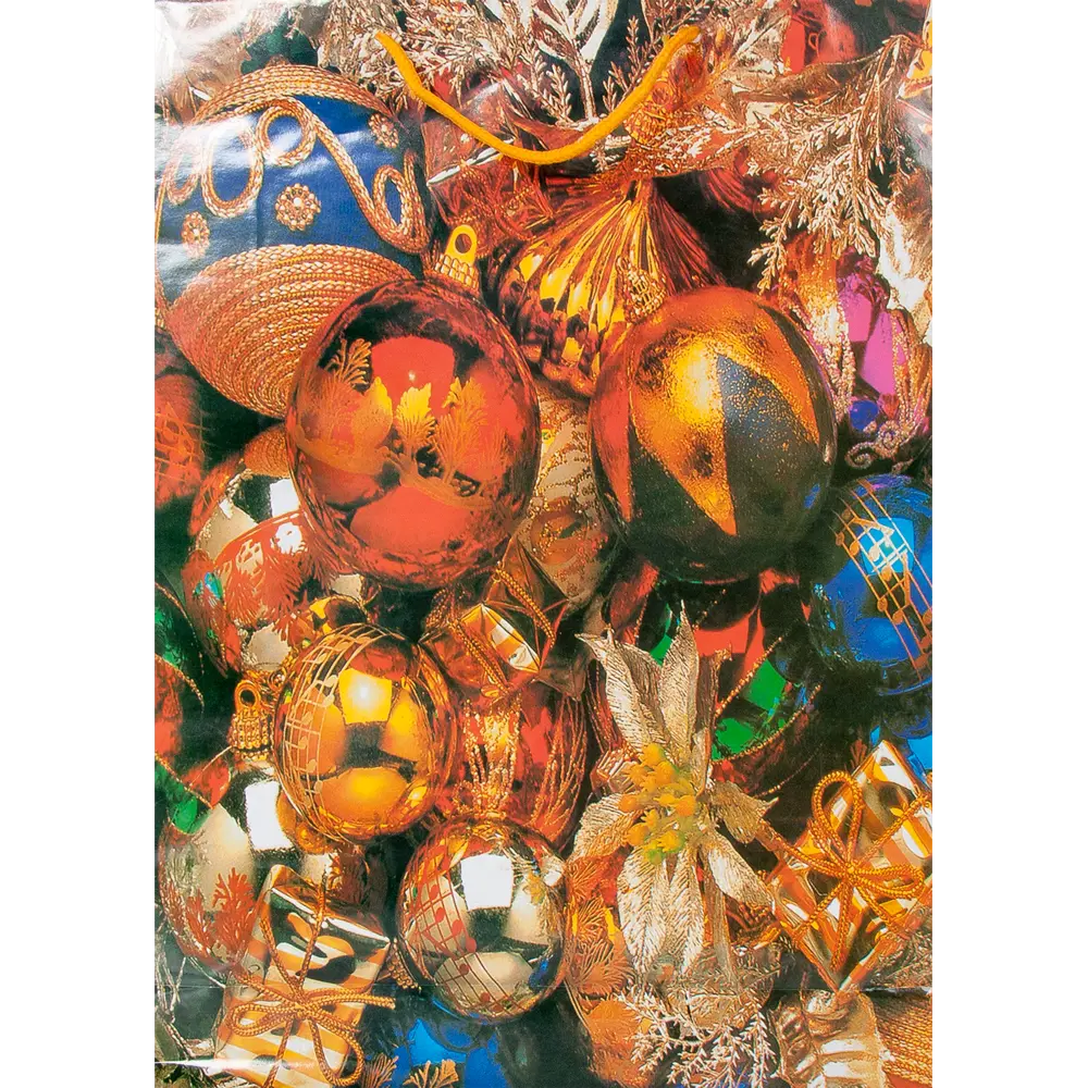 Пакет бумажный «Ёлочные шарики» 45х32 см Santreyd STLM-2209638 - Вид №1