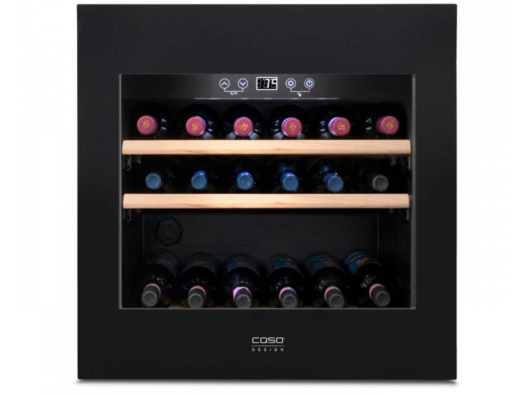 5351860 Встраиваемый винный шкаф CASO WineDeluxe E 29 черный STDN-0051002 - Вид №2