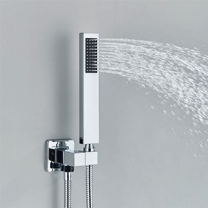 Набор для душа с 6 отверстиями из нержавеющей стали с ручным душем Fontana Showers PIOTELLO ARCH-00086517 - Вид №2