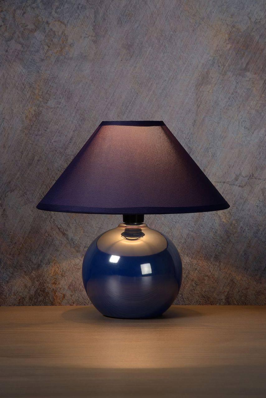 Настольная лампа Lucide Faro 14553/81/35 LUCIDE ВАЗА 080261 Синий;яркие  - Вид №1