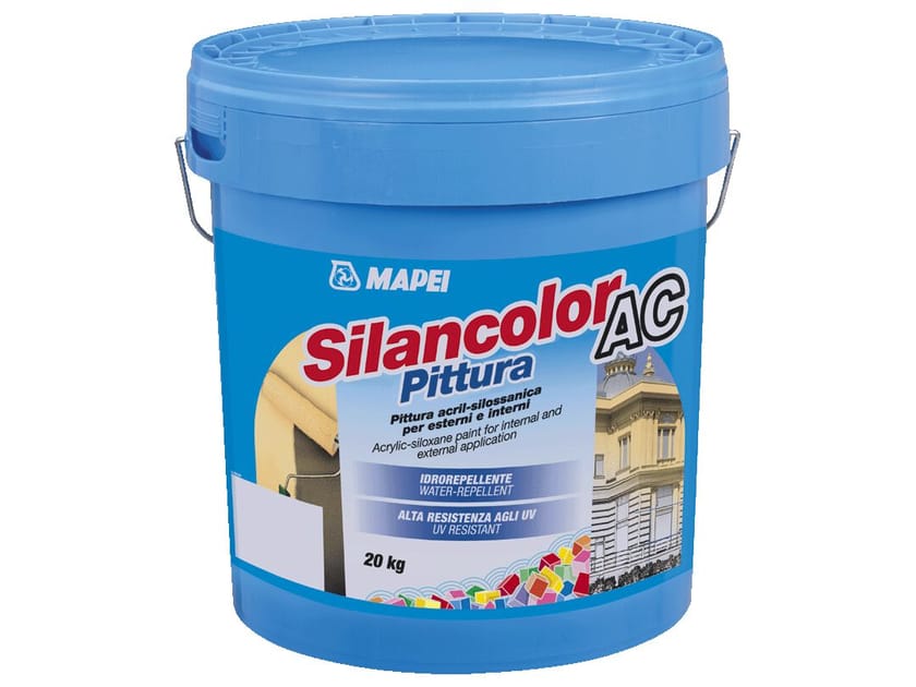 Акрил-силоксановая краска для экстерьера и интерьера MAPEI SILANCOLOR AC PITTURA ARCH-00014884