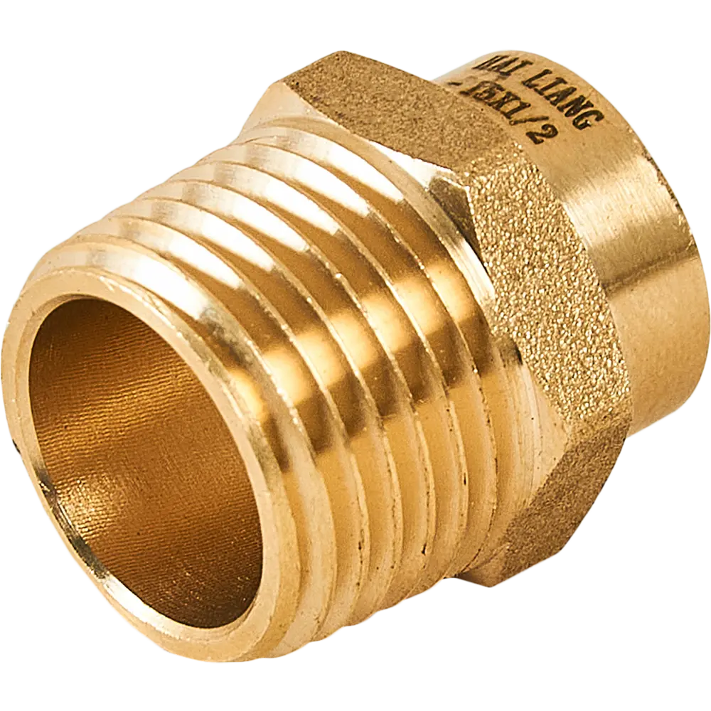 Муфта переходная Hailiang ø1/2"x15 мм наружная резьба медь STLM-2050581