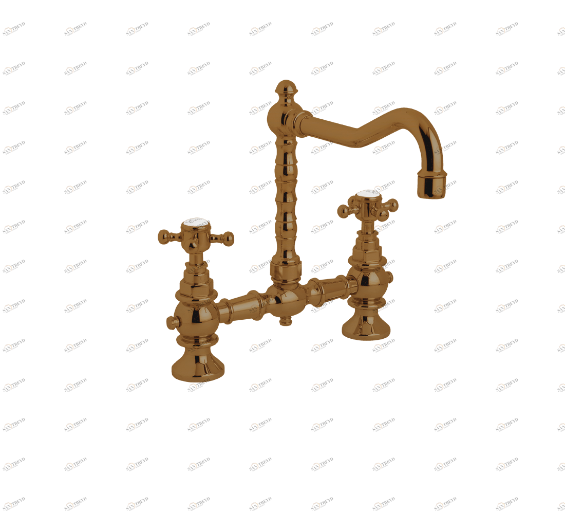 Gentry Home Центр смесителя для раковины до центра два отверстия под смеситель мм Antique Бронза GH102482