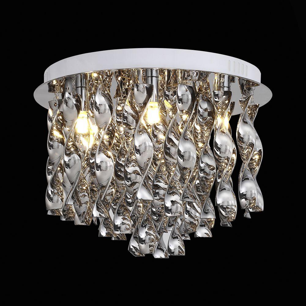 Потолочный светильник ST Luce Abilita SL448.102.07 ST LUCE КАСКАДНЫЕ 074108 Прозрачный;хром  - Вид №1