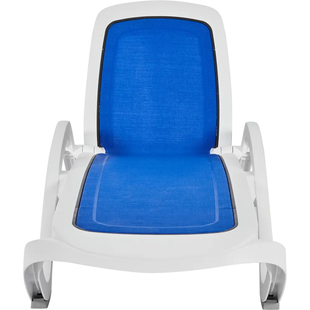 Шезлонг Элластик-пласт Capri 73x41x195 см пластик/ткань белый Santreyd STLM-2110549 - Вид №2