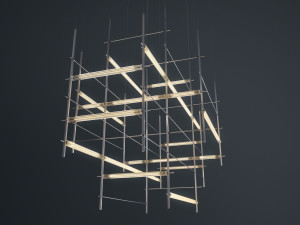 Стеклянный подвесной светильник