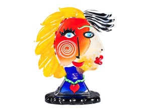 Абстрактная скульптура ручной работы из муранского стекла