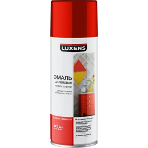 Эмаль аэрозольная Luxens цвет красный 0.52 л