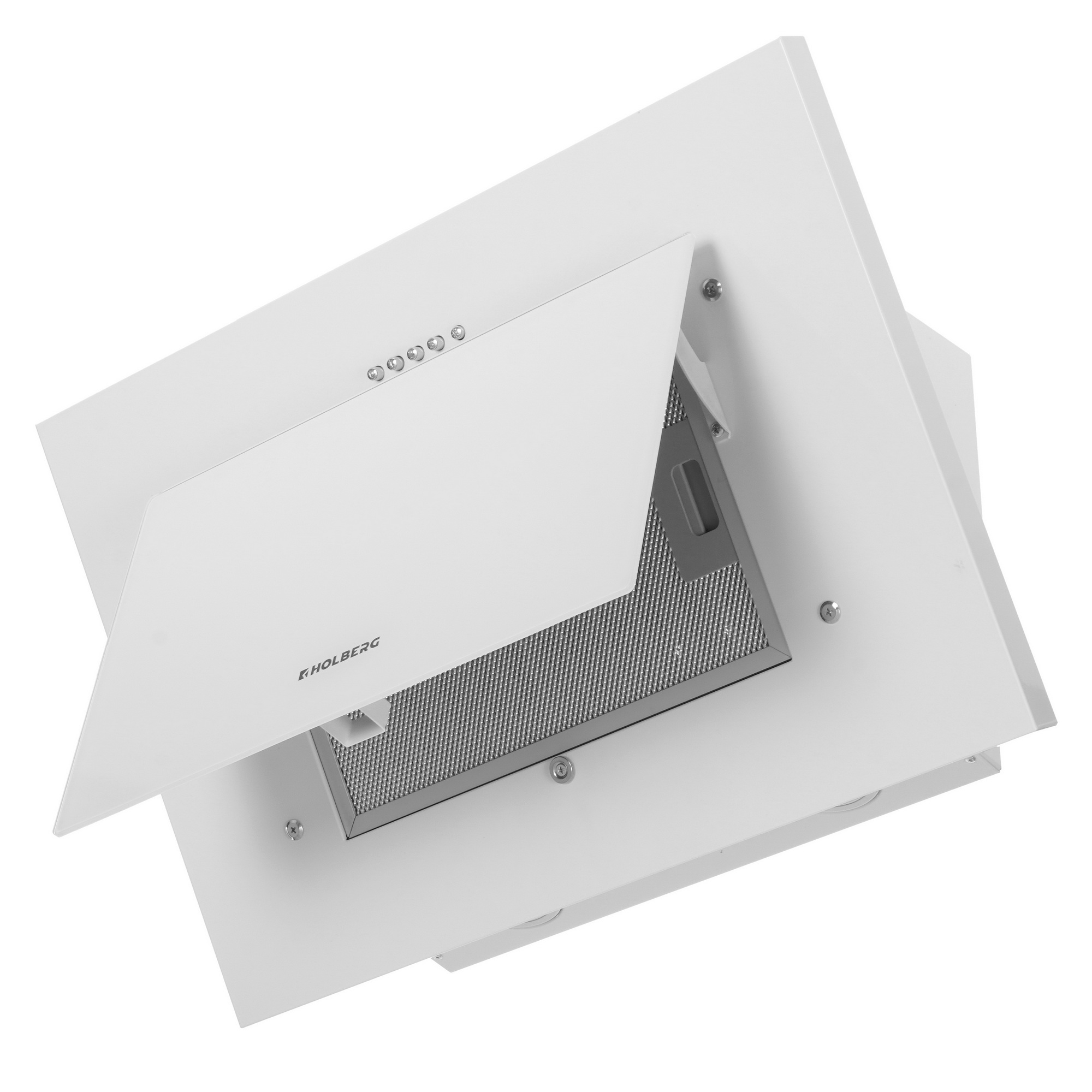 9118242 Вытяжка наклонная HOLBERG Delta 600W белый/белый STDN-0081181 - Вид №2