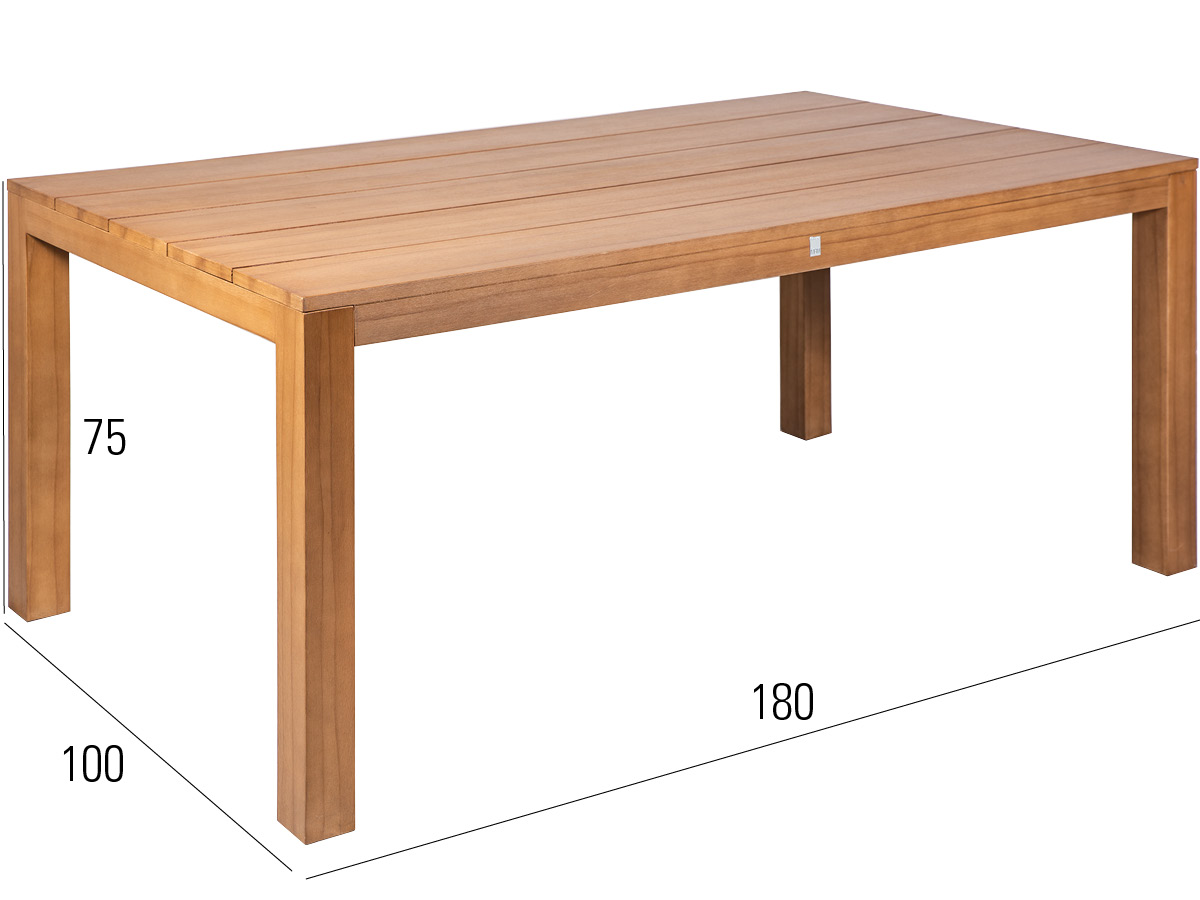 72.00.0700 La Villa Postleg стол 180 x 100 борнео Mbm  - Вид №2