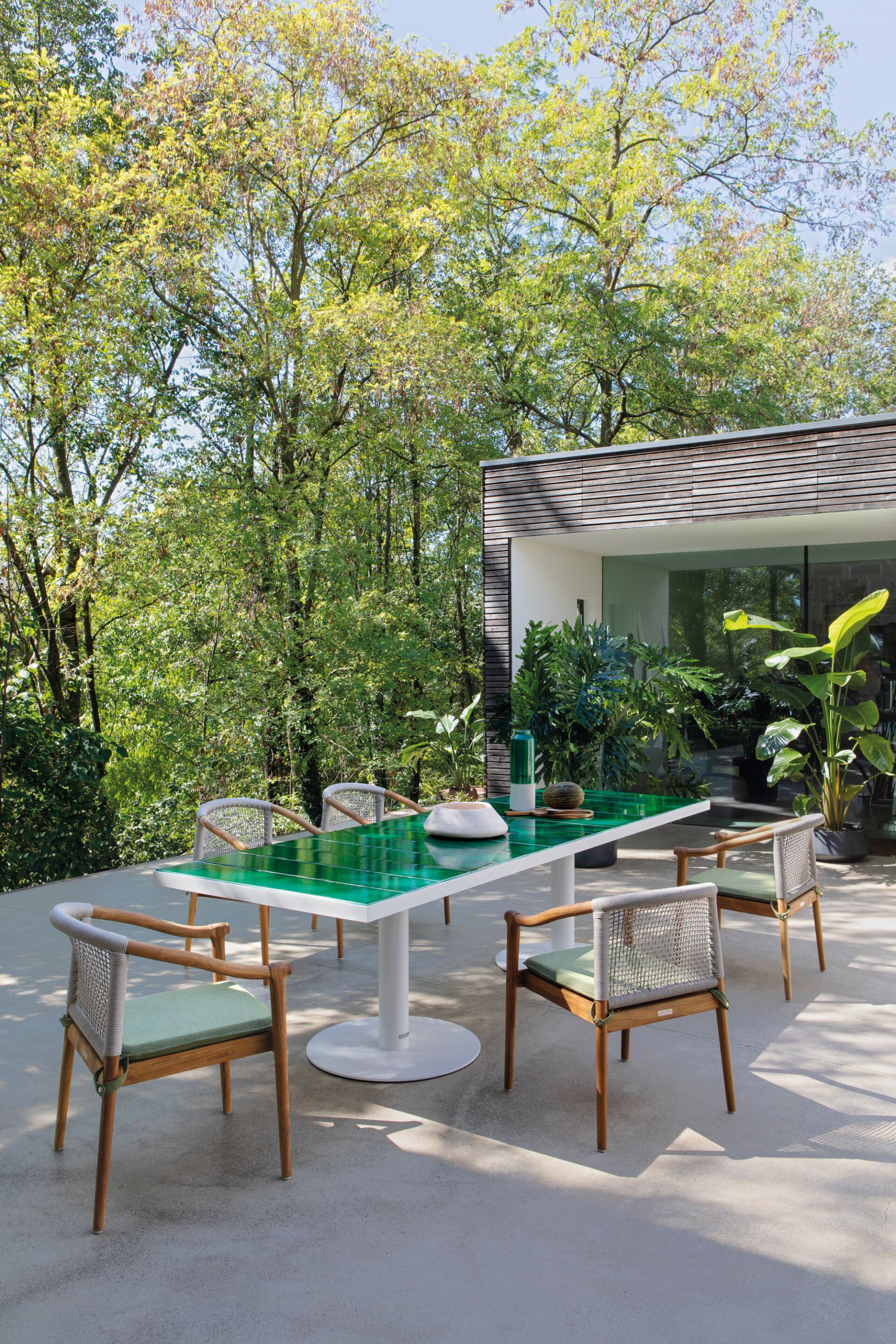 Садовый стул с подлокотниками из тика и веревки Atmosphera Lodge .25 ARCH-00139408 - Вид №7