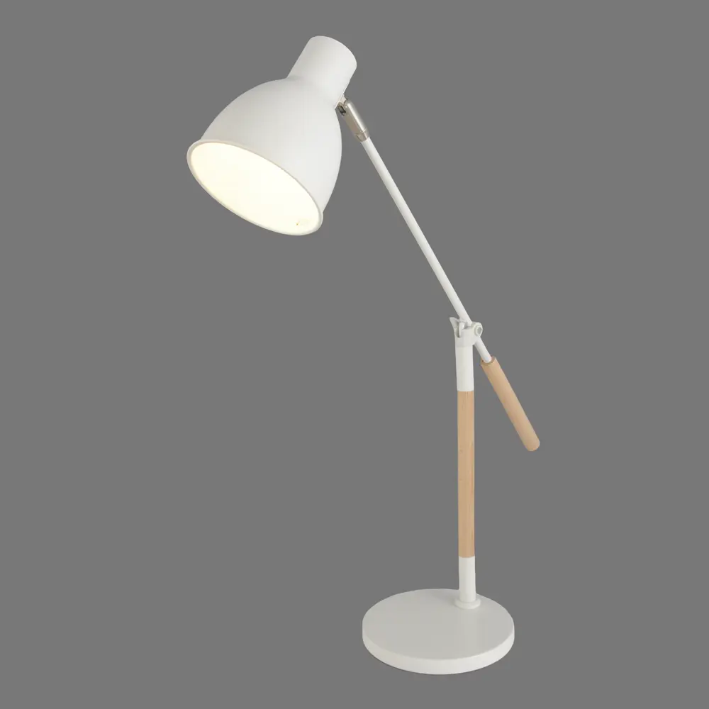 Светильник настольный «Nature» KD-333 1хЕ27х40 Вт, цвет белый CAMELION STLM-2016976 - Вид №2