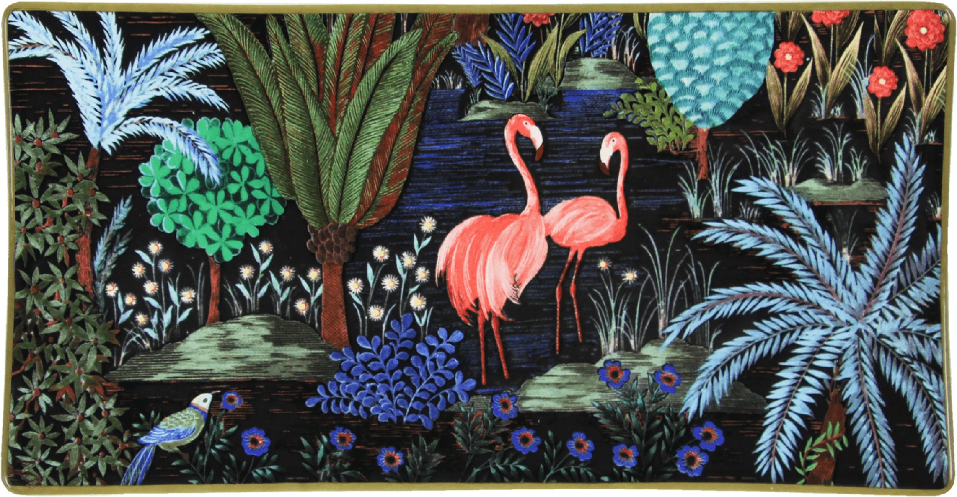 10659028 Gien Блюдо прямоугольное Gien Дворцовый сад 19,3х10см, фаянс Фаянс 