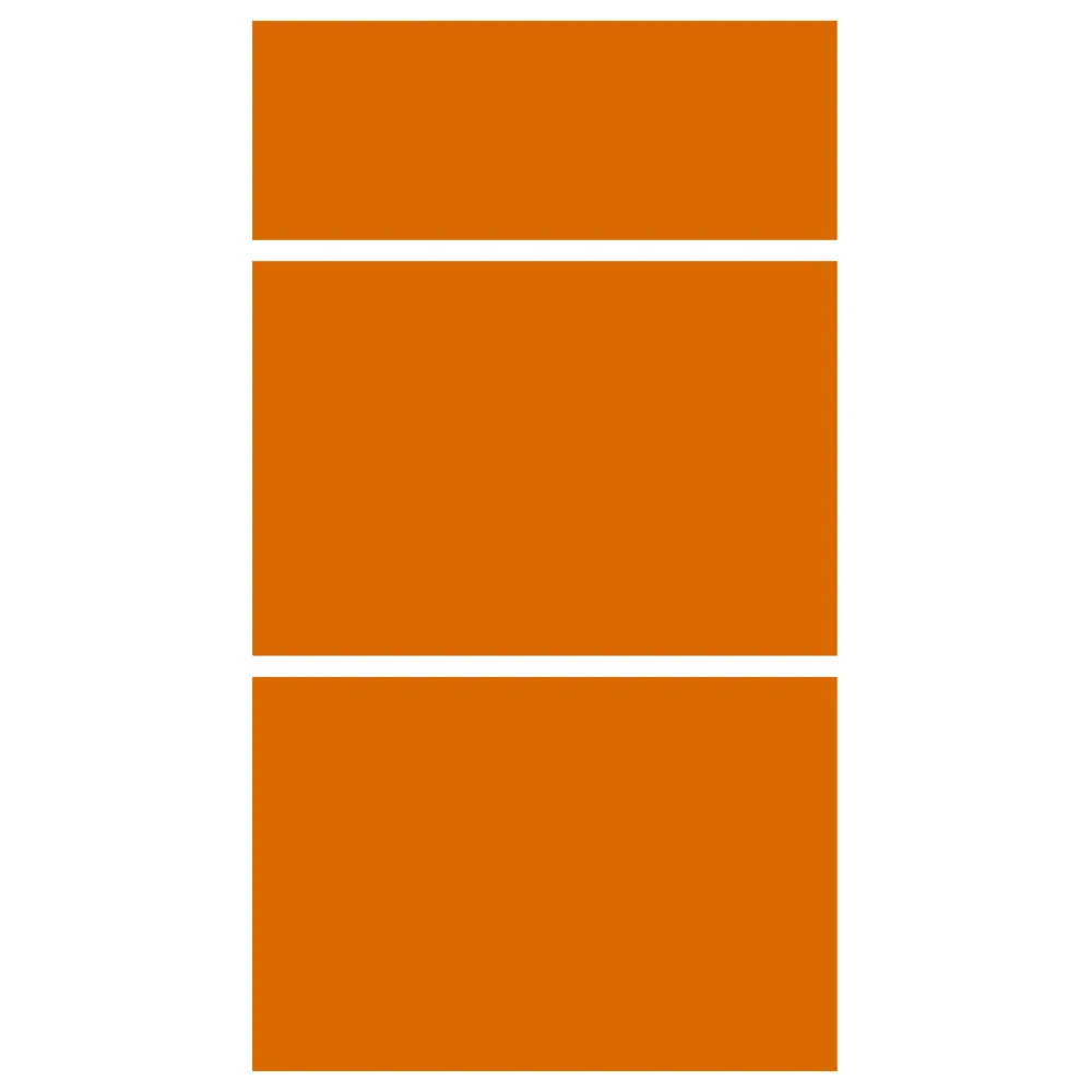 Двери для шкафа Delinia «Папайя» 40x70 см, пластик, цвет красный, 3 шт STLM-2076158