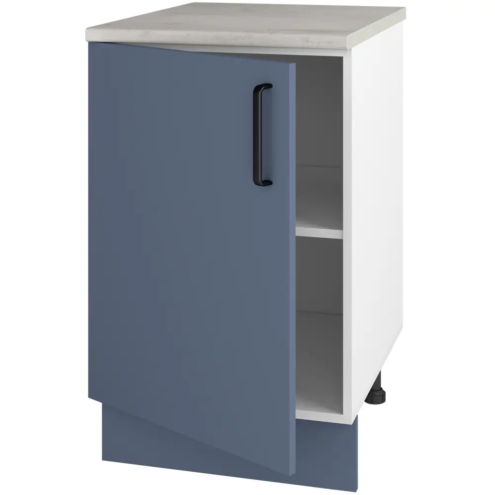 Кухонный шкаф напольный Нокса 50x86x56 см ЛДСП цвет голубой Santreyd STLM-2143817 - Вид №2