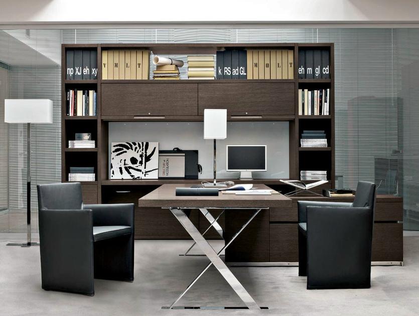 B&B Italia Project Прямоугольный письменный стол из дерева Ac executive sun-id-1384199 - Вид №1