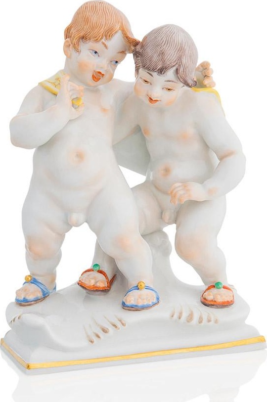 77749 Meissen Фигурка 15см "Знак зодиака Близнецы" (Хайнрих Тайн, 1947г.) Фарфор 