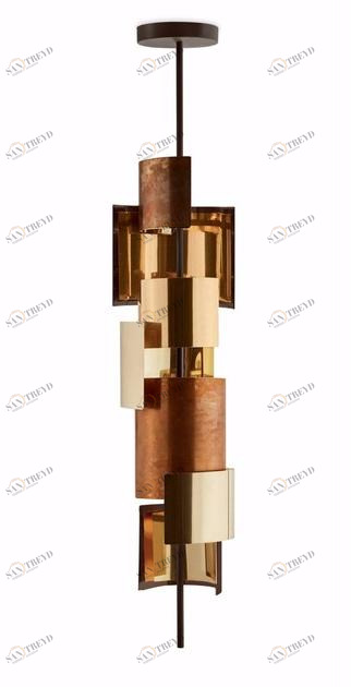 Gallotti&Radice Светодиодный подвесной светильник из латуни sun-id-1436661