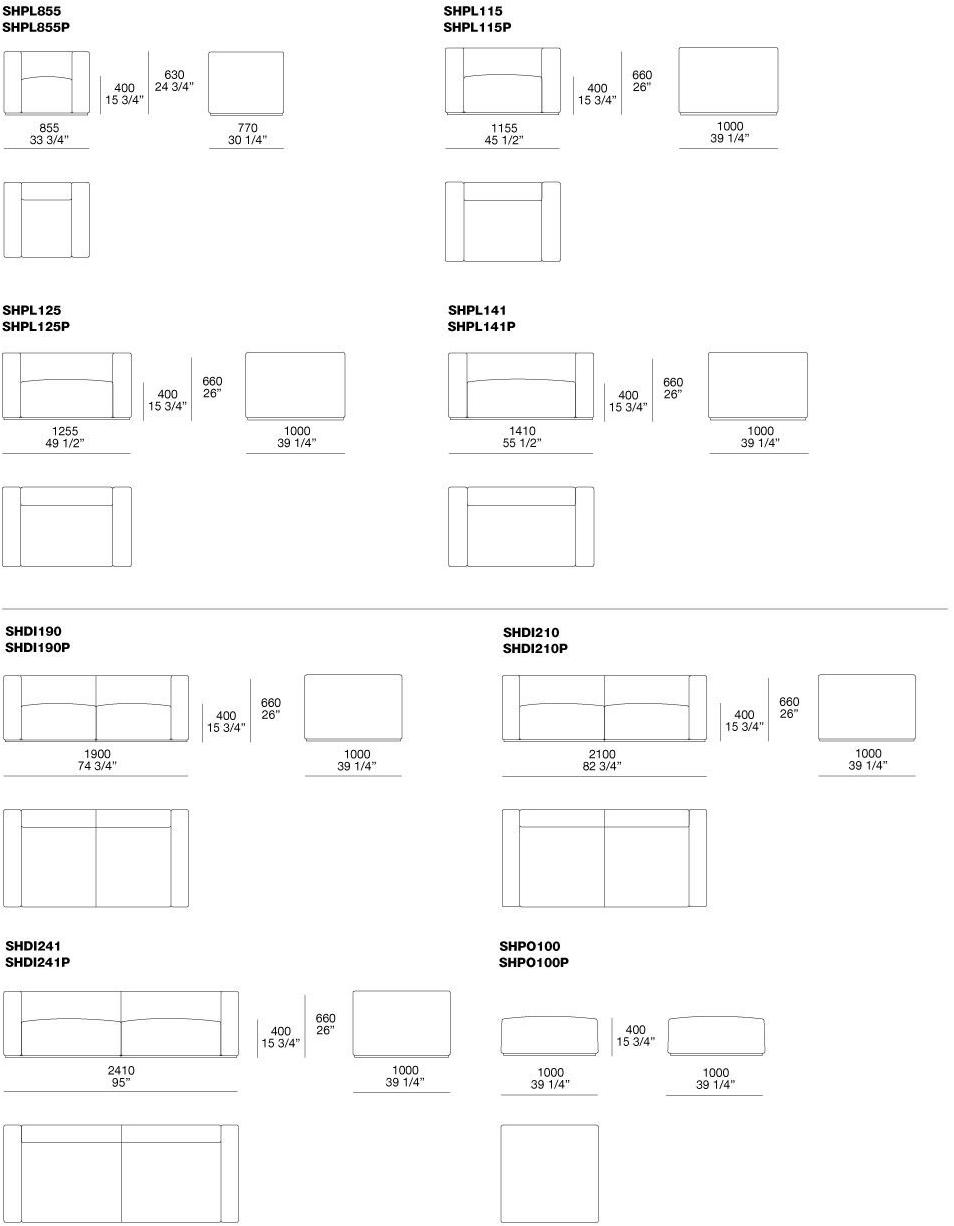 Poliform Секционный диван со съемным чехлом из ткани Shangai sun-id-1432441 - Вид №6