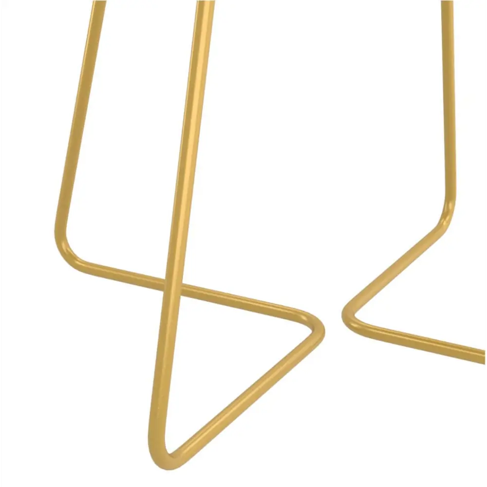 Кофейный столик круглый 45x45 см золотой Sheffilton STLM-2033805 - Вид №4