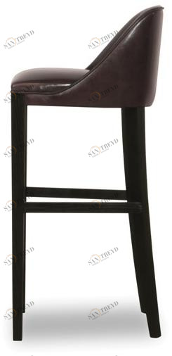 BAXTER Высокий кожаный табурет со спинкой Decor sun-id-1507486