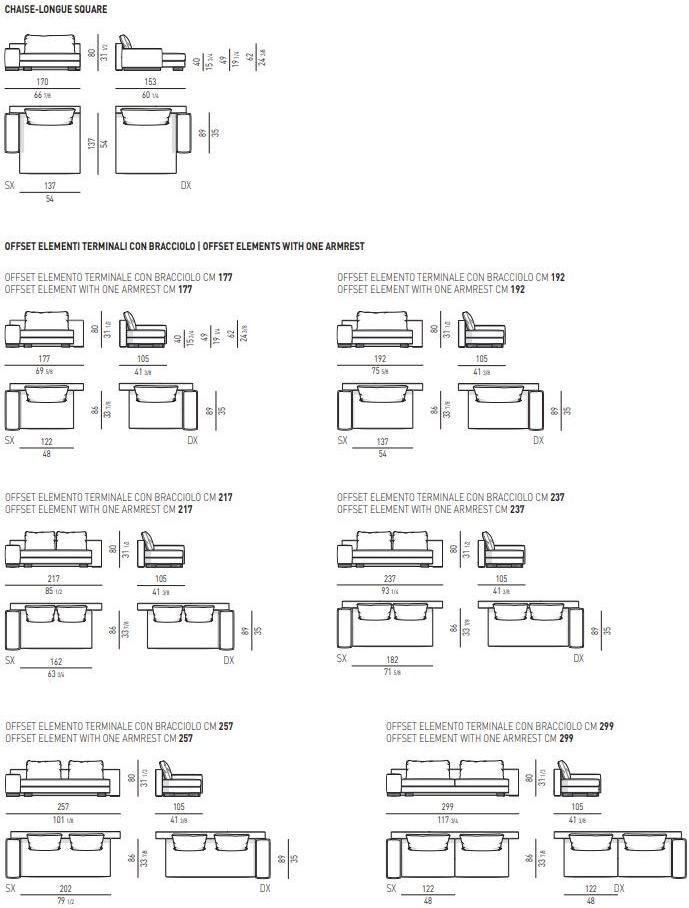 Minotti Секционный модульный диван из ткани sun-id-1383757 - Вид №11