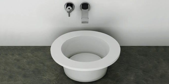 AMLA45 Встроенная раковина под столешницу круглая Ceramica Cielo  - Вид №1