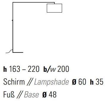 ZEITRAUM Торшер из ткани Noon sun-id-1344463 - Вид №5